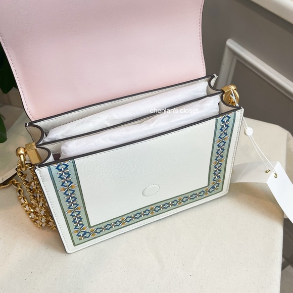 🌈🌸NeW! Tory Burch Robinson Floral Shoulder Bag - Picture 9 of 14